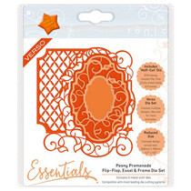 stempelen en embossing folder: Flip Flop, schildersezel & Borders