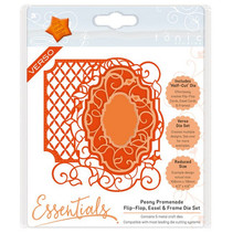 stamping and embossing folder: Flip Flop, Easel & Borders