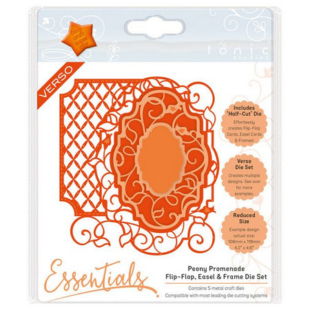 TONIC stempelen en embossing folder: Flip Flop, schildersezel & Borders