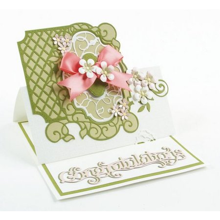TONIC stamping and embossing folder: Flip Flop, Easel & Borders