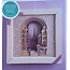 Docrafts / Papermania / Urban Ponsen en embossing sjablonen: The Shadow Box, de Straat van Parijs