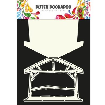Dutch DooBaDoo Schablone: Card Art, Krippe