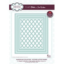 Punching and embossing template: Stitched Lattice Frames