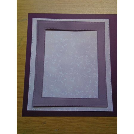 Creative Expressions Punching and embossing template: Stitched Lattice Frames