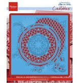 Marianne Design Ponsen en embossing sjabloon: Anja's circle XL