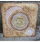 Marianne Design Ponsen en embossing sjabloon: Anja's circle XL