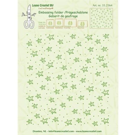 embossing Präge Folder Embossing folders: stars