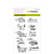 Stempel / Stamp: Transparent Transparent stempel: Tekst tysk "hilsen"