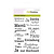 Stempel / Stamp: Transparent Transparant stempel: Tekst Duits "wedding"