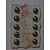 Embellishments / Verzierungen 10 Parelmoer Brads, 12mm