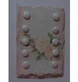 Embellishments / Verzierungen Cream farvet glitter Brands