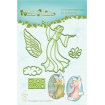 Ponsen en embossing sjabloon: Fairy / Angel