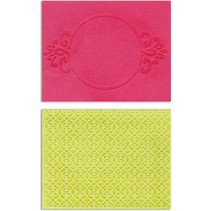 Embossing folders: Circle Frame & Spark Lina Set