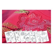 8 folhas de modelo para Abbügeln + Instruções