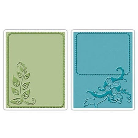 embossing Präge Folder cartelle di goffratura: elegante Vine & Flair Set