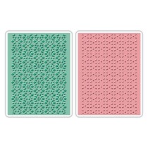 Embossing folders: Lace Set, Patterned / Stitched