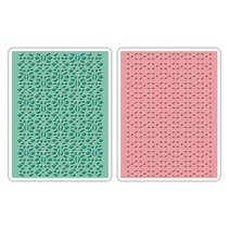 Embossing folders: Lace Set, Patterned / Stitched