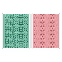 Embossing folders: Lace Set, Patterned / Stitched
