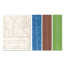 Embossing folders: Pattern & Stitches Set