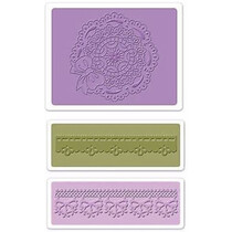 Embossing pastas: Vieira Círculo Doily Set