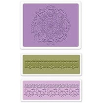 Goffratura cartelle: Pettine Circle Doily Set