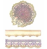 embossing Präge Folder Embossing folders: Scallop Circle Doily Set