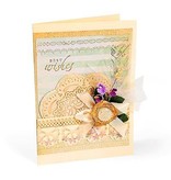 embossing Präge Folder Gofrado carpetas: la concha de peregrino del círculo tapete Conjunto