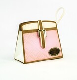 TONIC stamping and embossing folder: 3D handbag