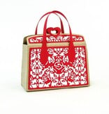 TONIC stamping and embossing folder: 3D handbag