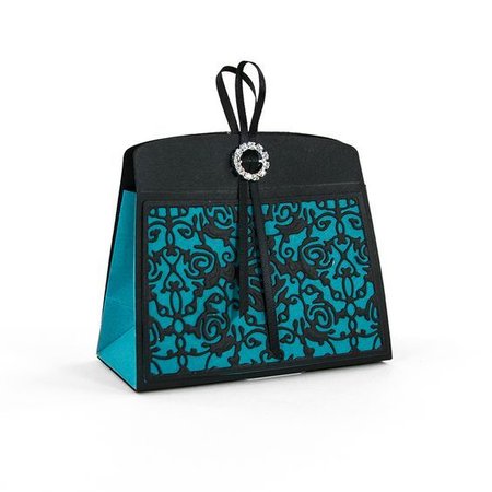 TONIC stamping and embossing folder: 3D handbag