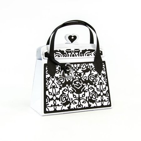 TONIC stamping and embossing folder: 3D handbag