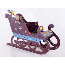 Wrap mal Schlitte, 22x13x6cm