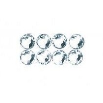 Swarovski krystall perler å stryke på, 3 mm, tab-blemme 20 pc, krystall