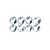 BASTELZUBEHÖR / CRAFT ACCESSORIES Grânulos de cristal Swarovski de ferro em, 3 mm, guia-blister de 20 pc, cristal