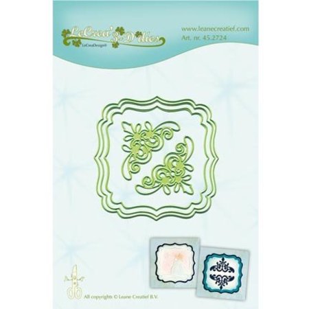 Leane Creatief - Lea'bilities Punching and embossing template: 3 frame and 2 corner