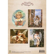 Bilderbogen, Christmas colour vintage Angels