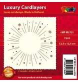 KARTEN und Zubehör / Cards Luxus Kartenlayouts: Set mit 3 Stück