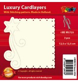 KARTEN und Zubehör / Cards layout do cartão de Luxo: Jogo de 3