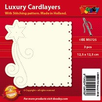 layout do cartão de Luxo: Jogo de 3