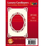 KARTEN und Zubehör / Cards Luxury card layout: set of 3