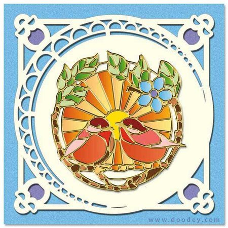 KARTEN und Zubehör / Cards strato di carta 3 di lusso