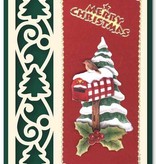 KARTEN und Zubehör / Cards 6 Luxus Kartenlayouts mit weihnachtlichen Designs