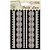 Embellishments / Verzierungen 3D Spitzen Bordüren, 1 Packung