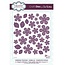 Creative Expressions Troquelado y estampado en relieve plantilla: flores y hojas
