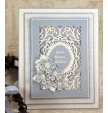 Creative Expressions Ponsen en embossing sjabloon: bloemen en bladeren