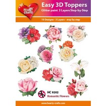 10 smukke 3D Chipboard motiver! Individuelt pakket i en lille pose