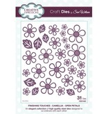 Creative Expressions Punching and embossing template: flowers and leaves