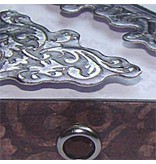 Embellishments / Verzierungen Metallic embossed Cardboard