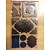 Embellishments / Verzierungen Metallic embossed Cardboard