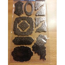 Metallic embossed Cardboard